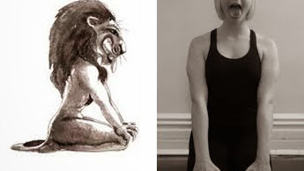Simhasana La postura del león Conocer el Yoga